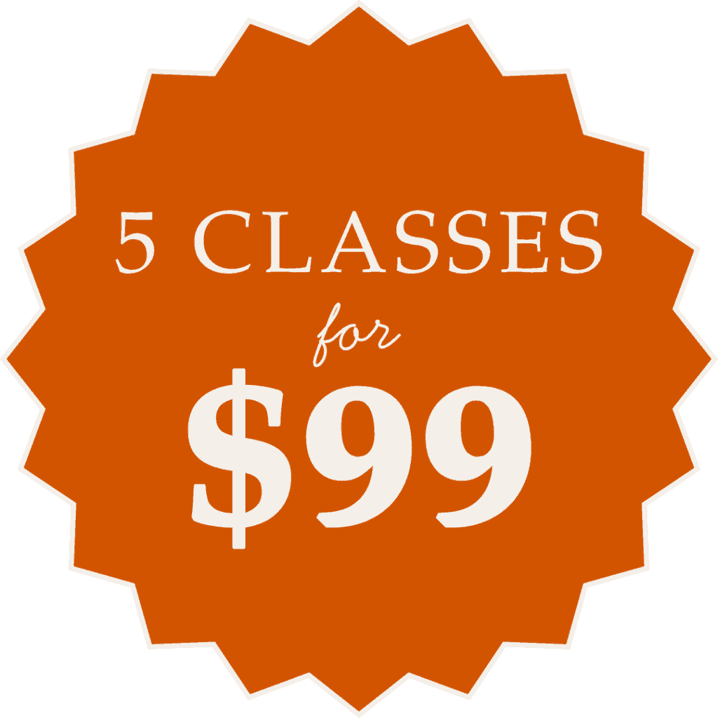 Yoga class promotion at Bedstuy Yoga studio in Brooklyn, NY.